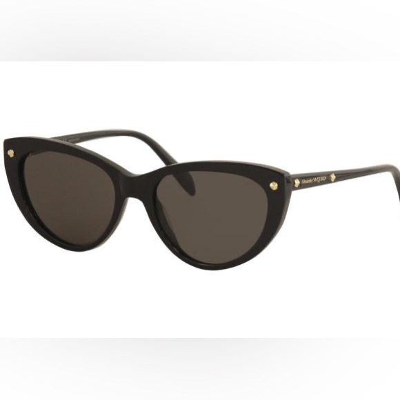 Alexander McQueen Women's AM0189S AM/0189/S Fashion Cat Eye Sunglasses - Picture 2 of 8